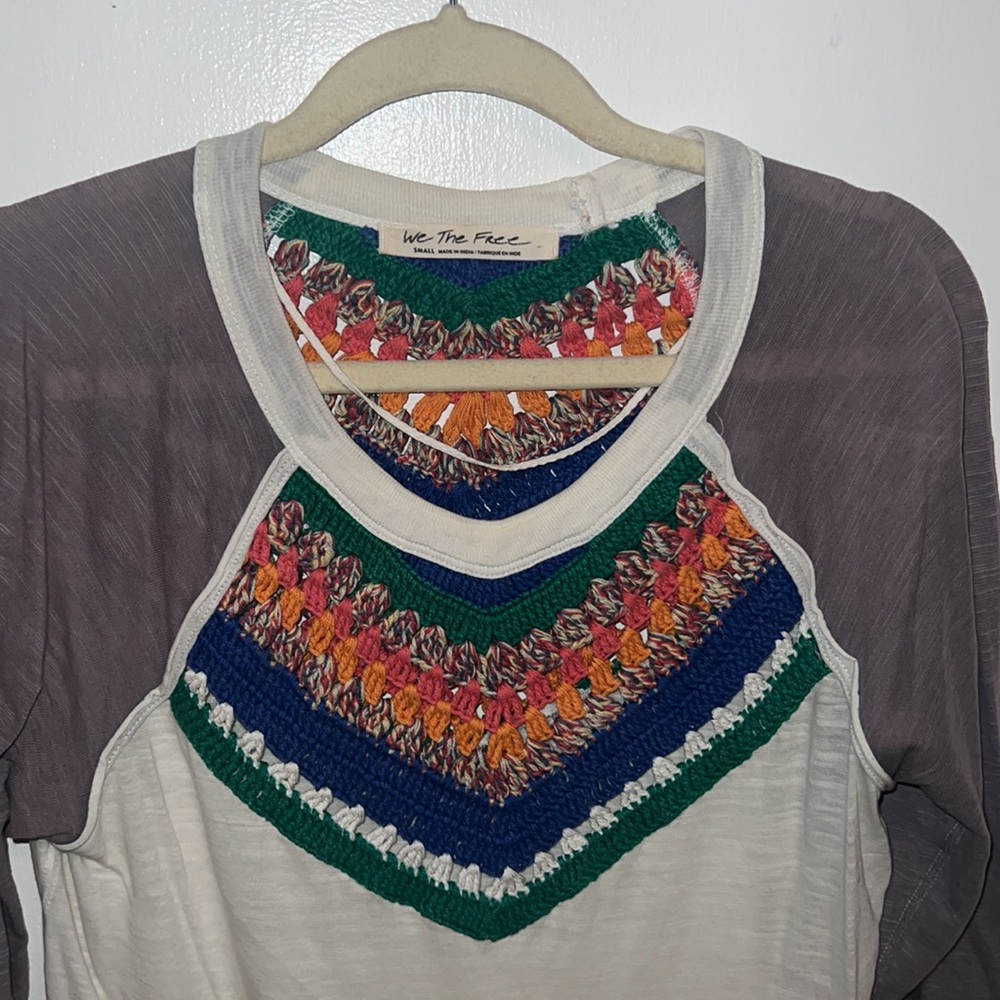 Free People Crochet Top